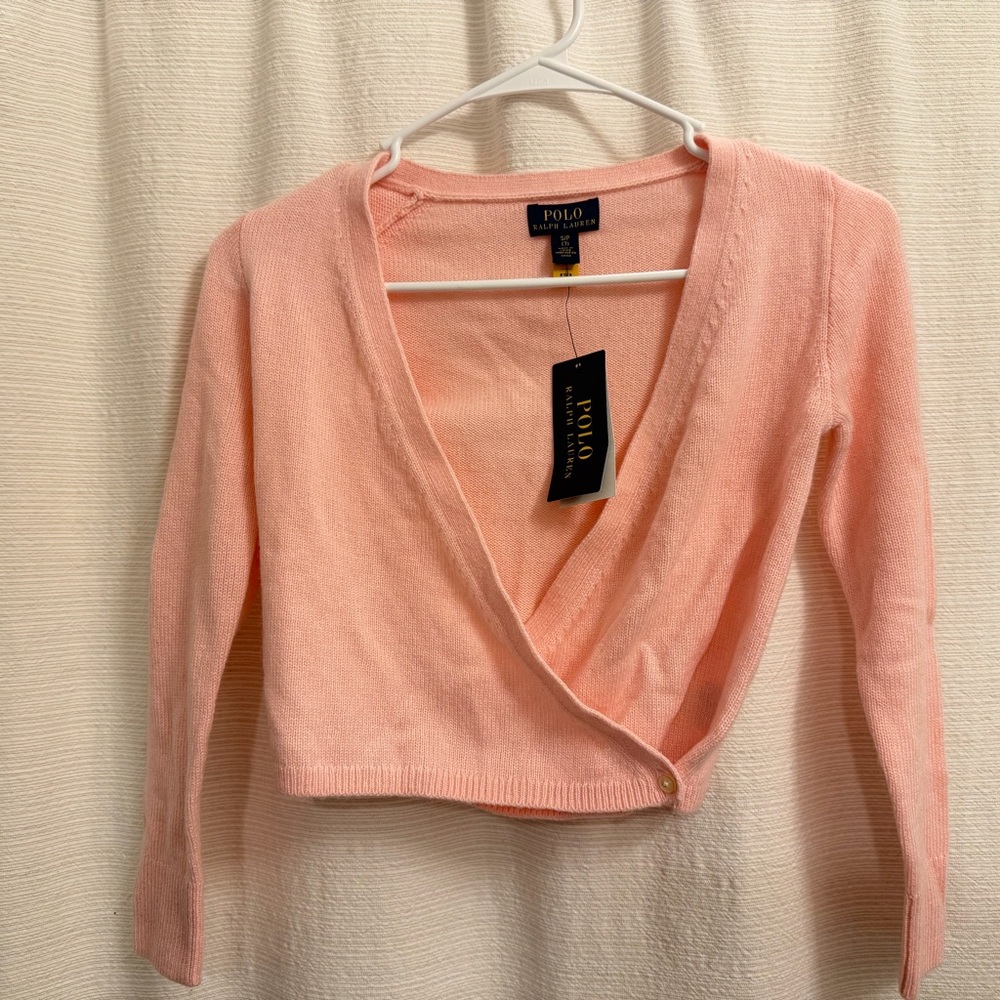Polo by Ralph Lauren Women's Soft Pink Cardigan